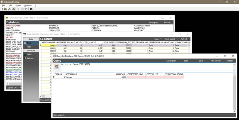 DBTool Screenshot